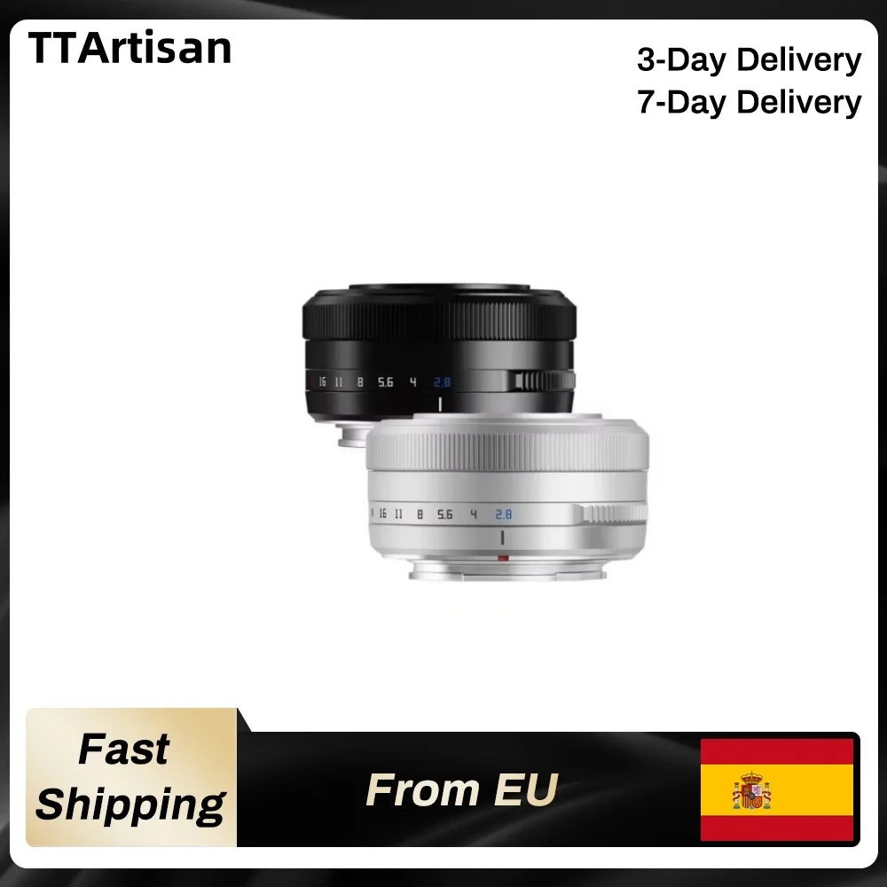 TTArtisan 27mm F2.8 APS-C Obiettivo della fotocamera con messa a fuoco automatica per Fuji X Fujifilm XF Sony E Nikon Z Mount per XA7 XT100 XT30 XPro1