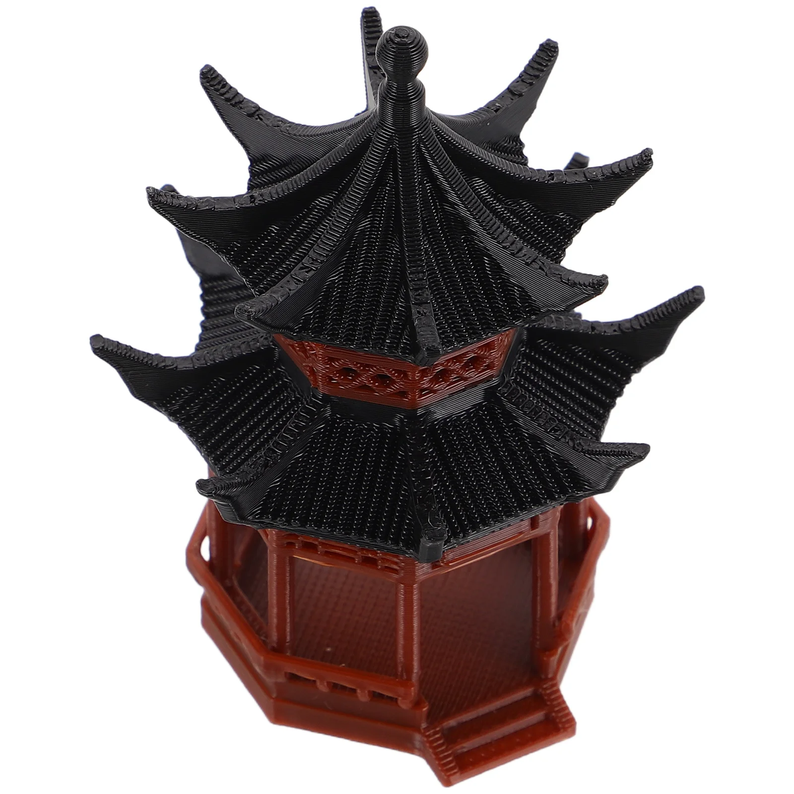 Mini Pagode Pavilhão, Acessórios para Jardim Asiático, Decoração de Micro Paisagem, Torre de Pagode Chinesa, Ornamento para Aquário e Jardim Zen