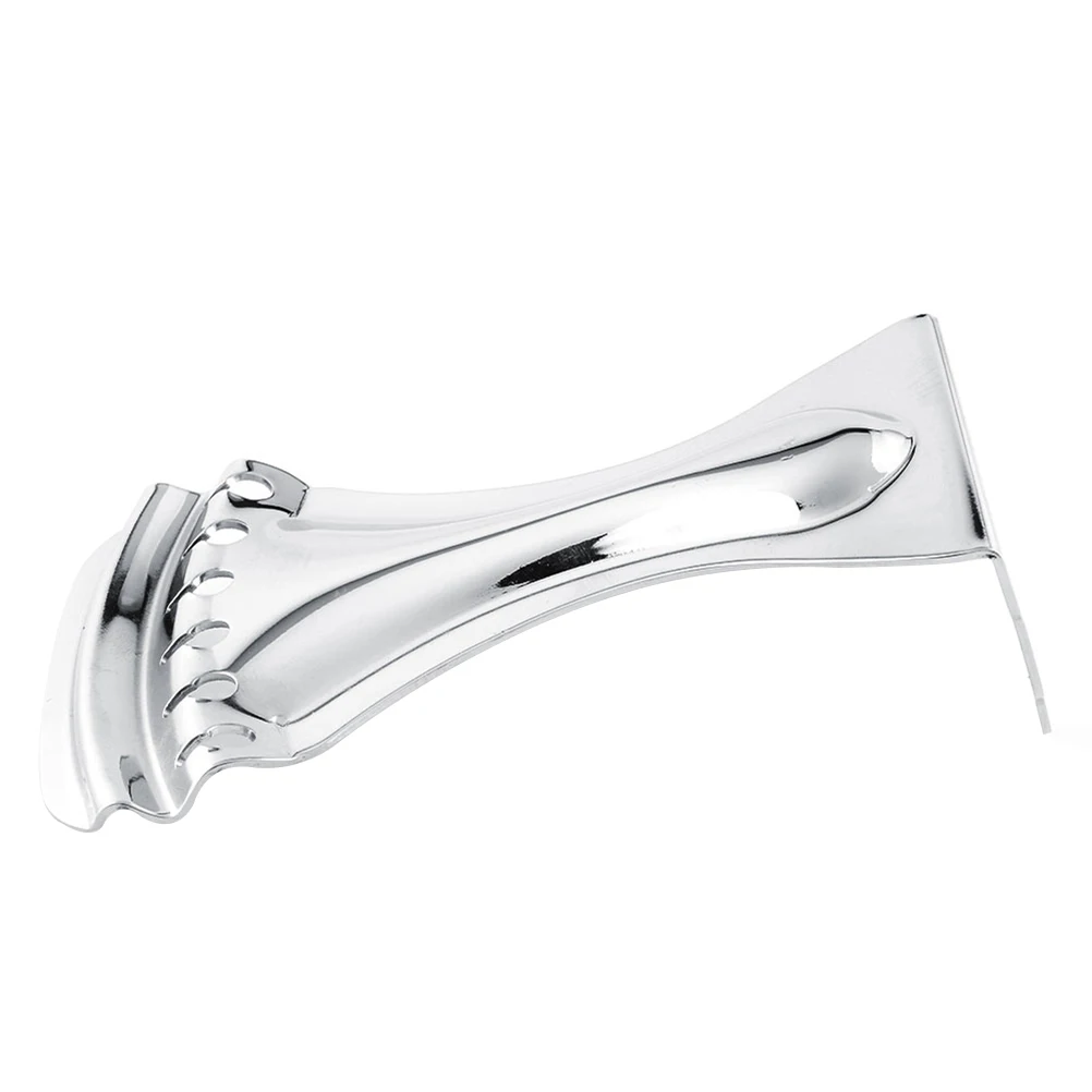 

6 String Tailpiece for Dobro Resonator Guitar Silver Metal 115x66x015mm Fits Wooden Steel Body Guitars Replacement