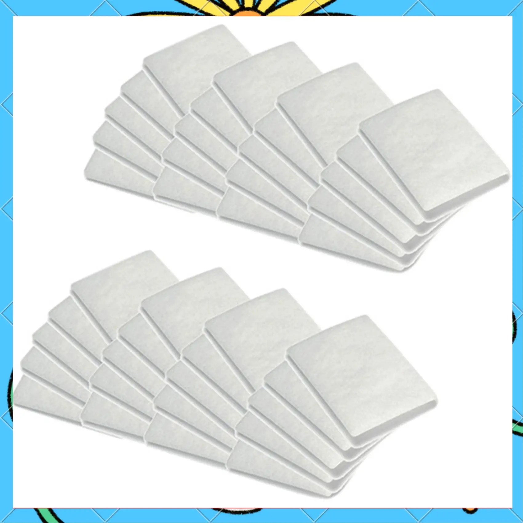 

60Pcs Disposable Air Filters Premium Disposable Universal Replacement Filters For Resmed Airsense 10 Aircurve10 S9-[A51I]