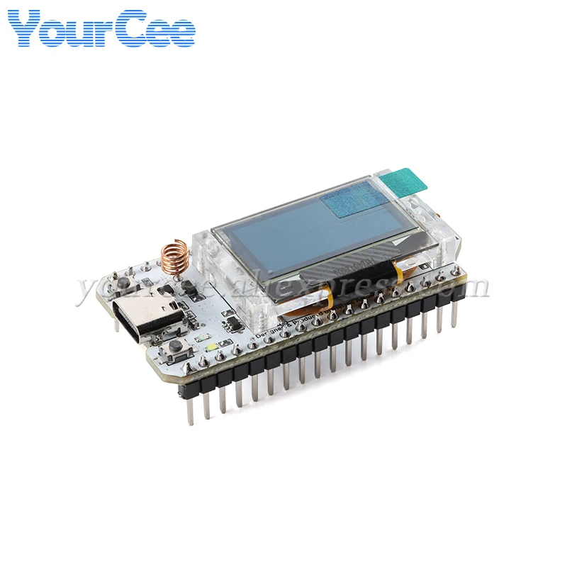 ESP32 SX1262 LoRa WIFI Kit 32 Module 433-510MHz 868MHz/915MHz 0.96 inch Blue OLED Display Internet Development Board for Arduino