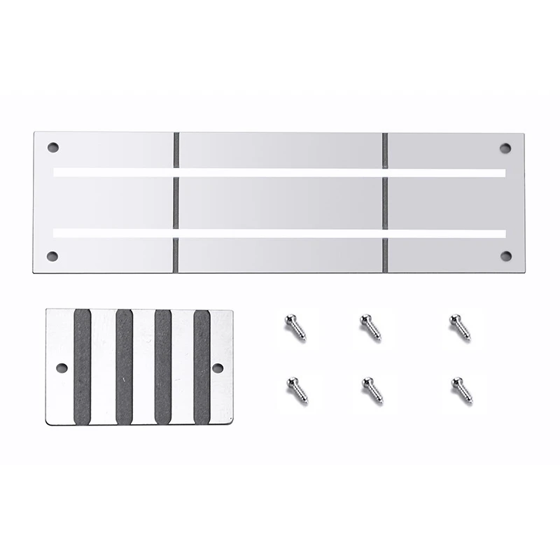 B78B-For WPL D12 1/10 RC Truck Car Upgrades Parts Metal Battery Box Battery Case Decoration Accessories