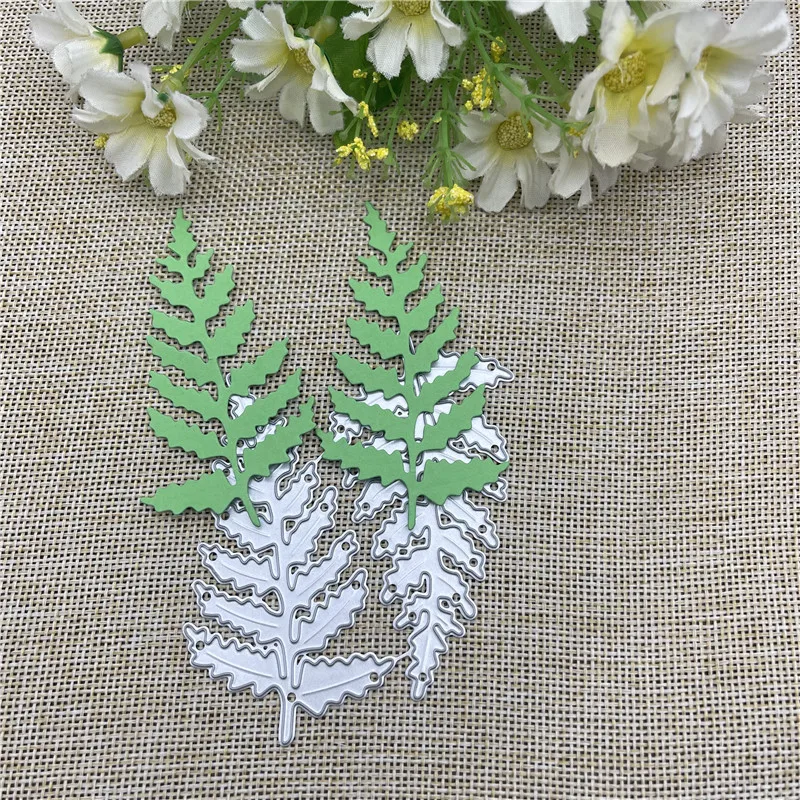 2PCS leafage Frame  Metal Cutting Dies Stencils For DIY Scrapbooking Decorative Embossing Handcraft Template