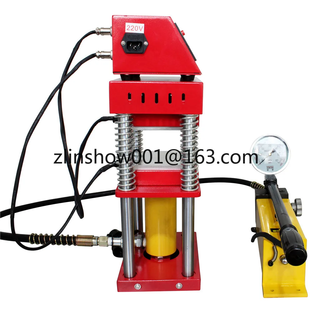 15Ton Hydraulic Rosin Press Machine AR1701 800W 4.7x4.7 Inch  Dual Heating Plates Professional Oil Wax Extracting Tool