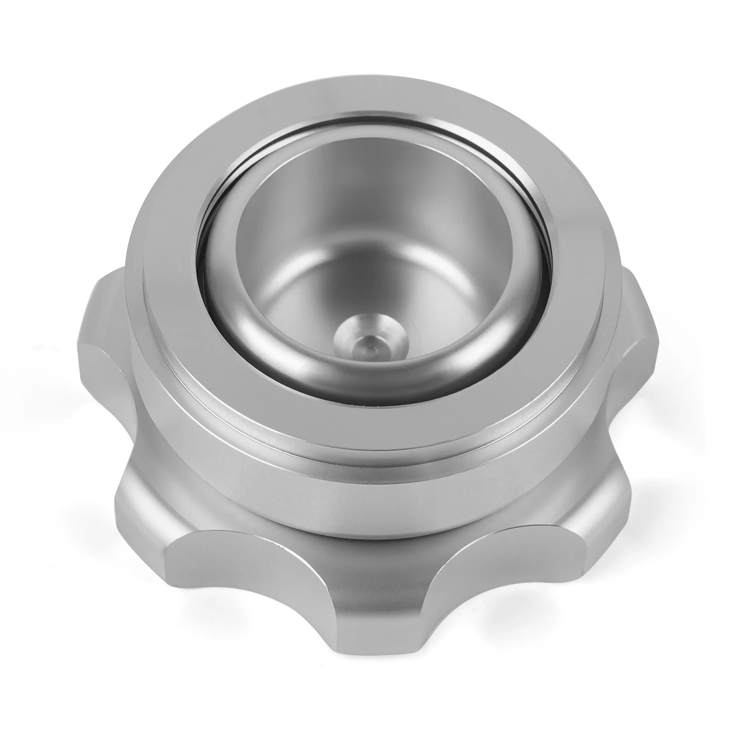 アルミニウム溶接式栓充填プラグキャップキット-1-3-8インチ開口部、1-1-2インチ-12ネジ-シルバー