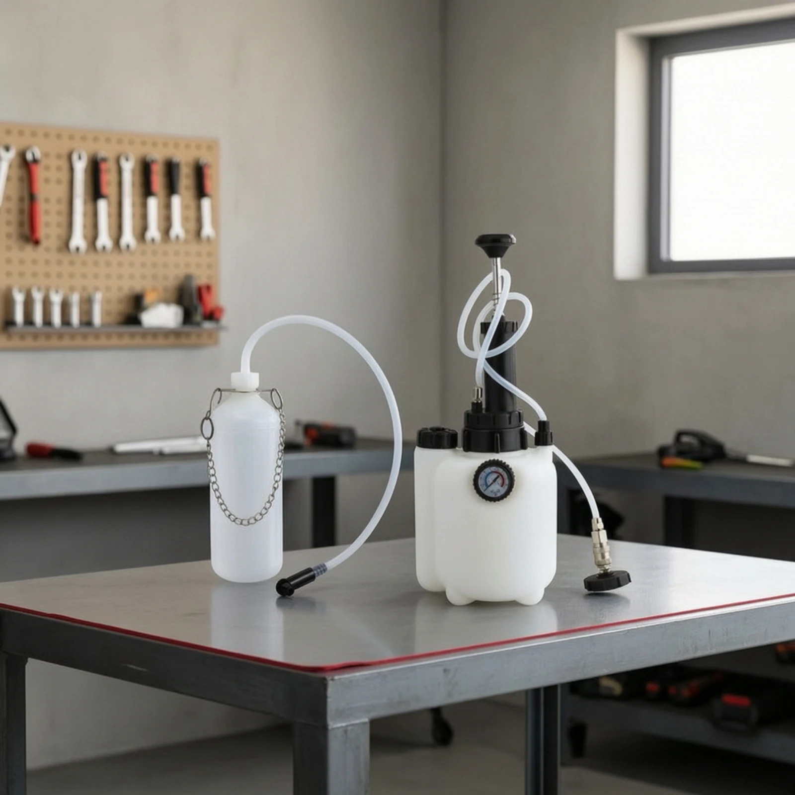 أداة يدوية لتفريغ سائل الفرامل - مراجعة Brake Bleeder Kit وسعره