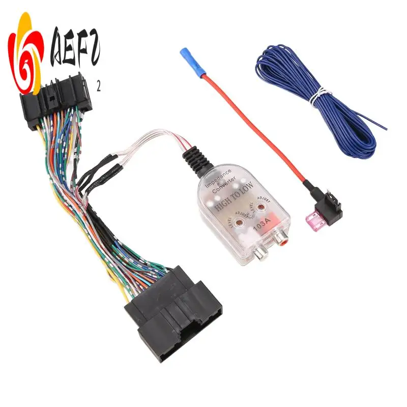 AEF2-For Ford 2011-2018 Factory Radio Add A Subwoofer Amplifier Adapter Plug And Play Harness