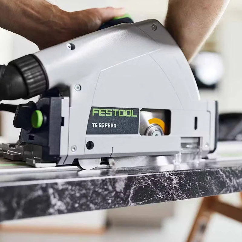 FESTOOL TS 55 FEBQ-Plus Circular Saw Plunge Cut Track Fine Size Carpentry Professional Level Power Cutting Tool 220V 576710