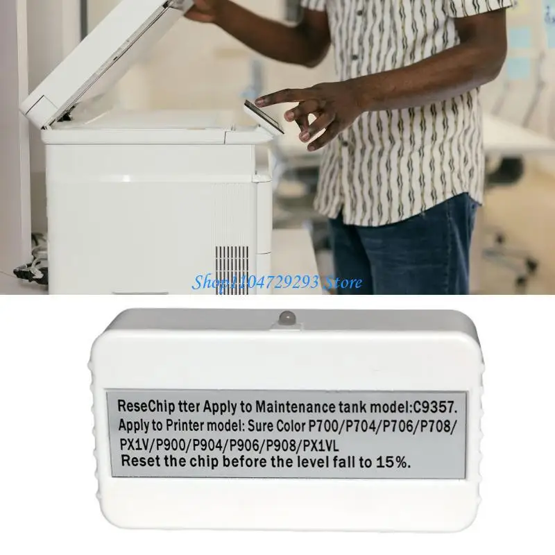 Y2GD C9357 نفايات حبر الصيانة شريحة شريحة شريحة ل PX1V P700 P703 P704 #3