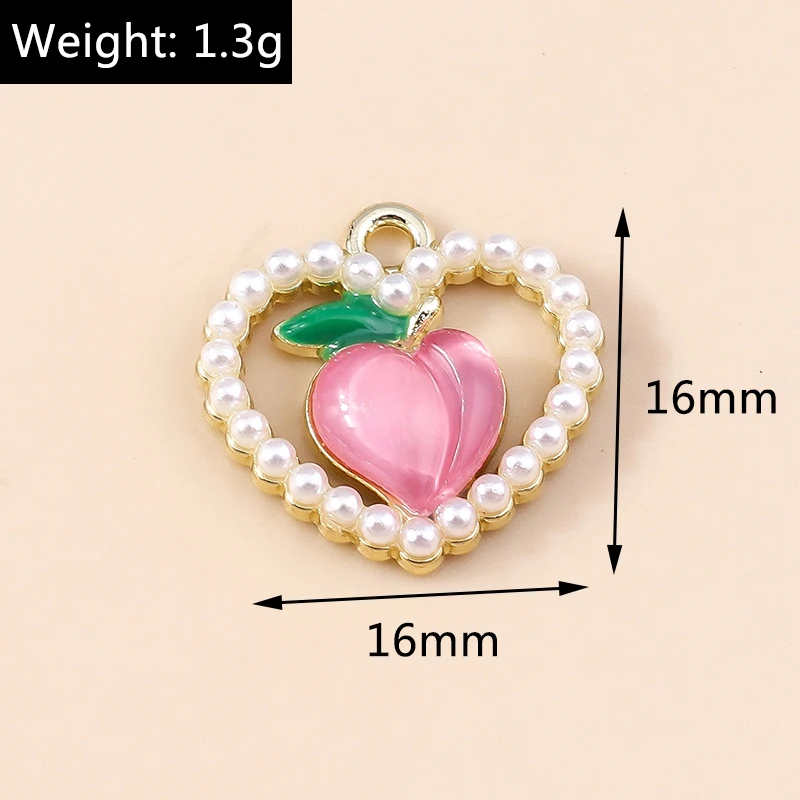Leslie 4 Stück 16 x 18 mm wunderschöne goldfarbene Kristall-Anhänger mit blühenden Rosen für handgefertigte DIY-Halsketten, Ohrringe, Anhänger, Hochzeitsschmuck – Detail 8