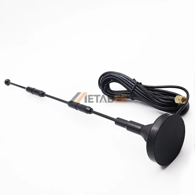 SMA Magnetic Antenna Base Mount Magnet Vehicle RG174 Cable Lead IP40 Omni Extension Socket Base view 2
