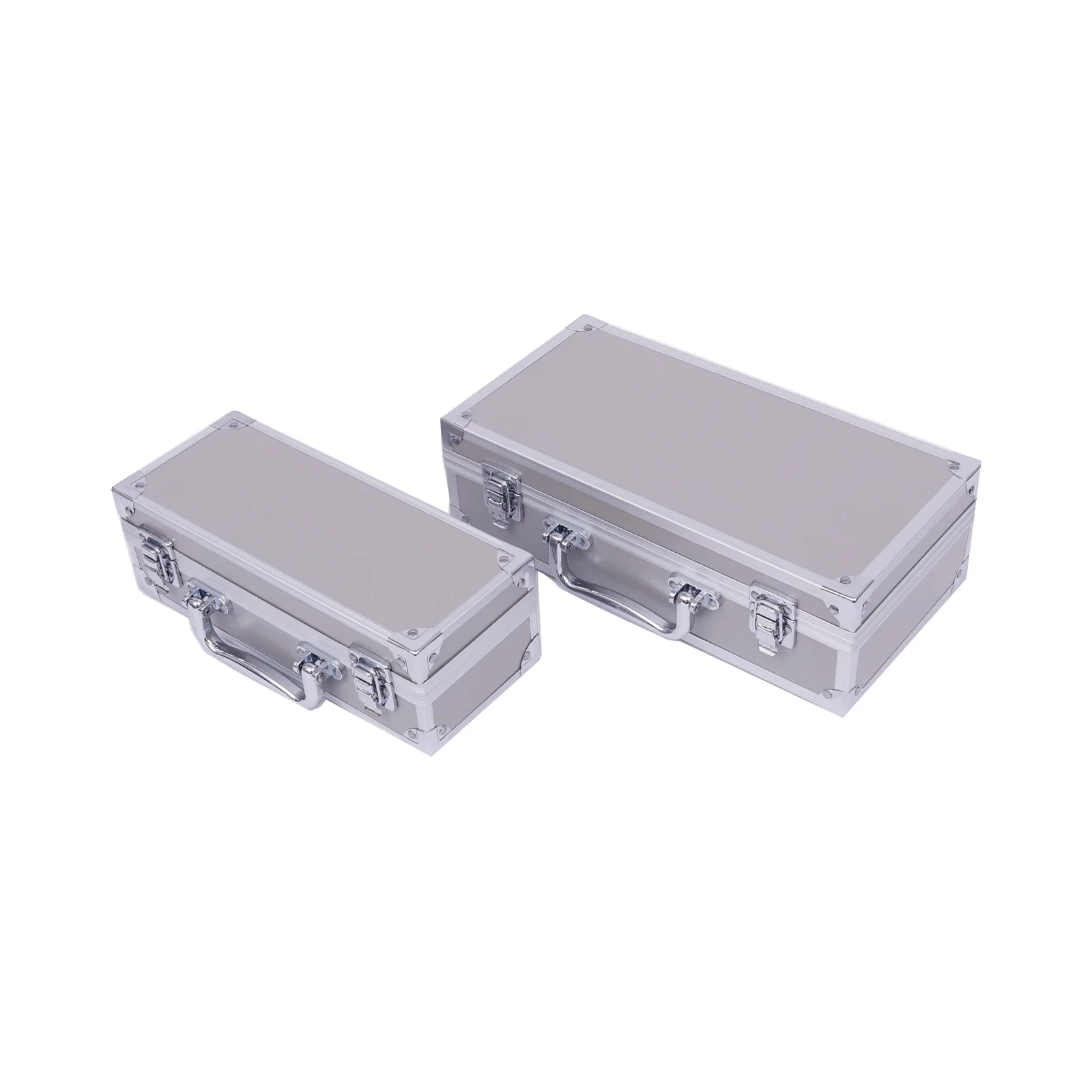 Portable  Aluminum Hard  Case Protective Storage Box for Precision Small Parts Jewelry Organizer Hardware Tool Storage Case