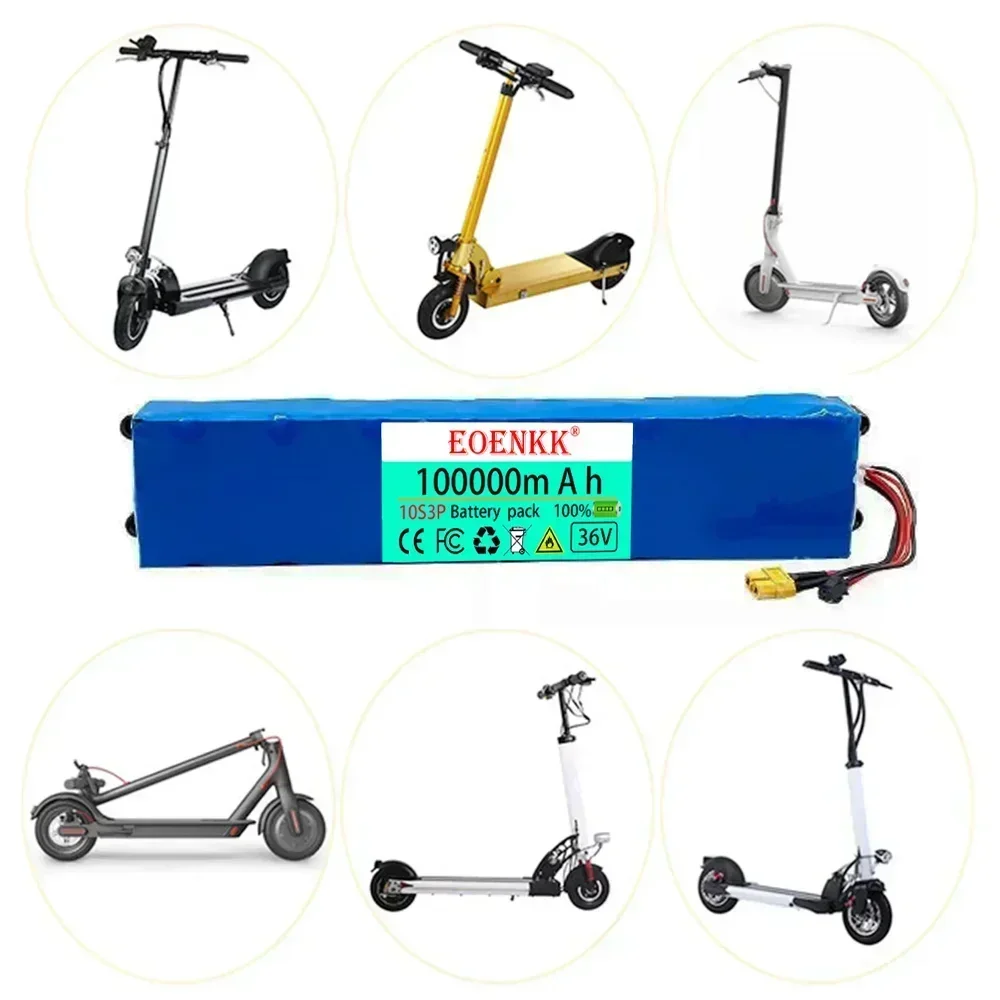 EOENKK New battery pack Suitable for M365 Electric Scooter 36V 100000mAh Battery18650 42V Lithium Battery Pack