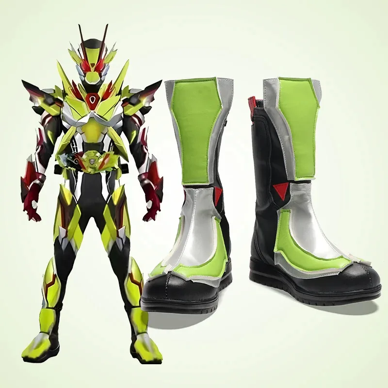 Scarpe cosplay anime Kamen Masked Rider 02 Stivali Accessori per costumi da festa di Halloween realizzati su misura