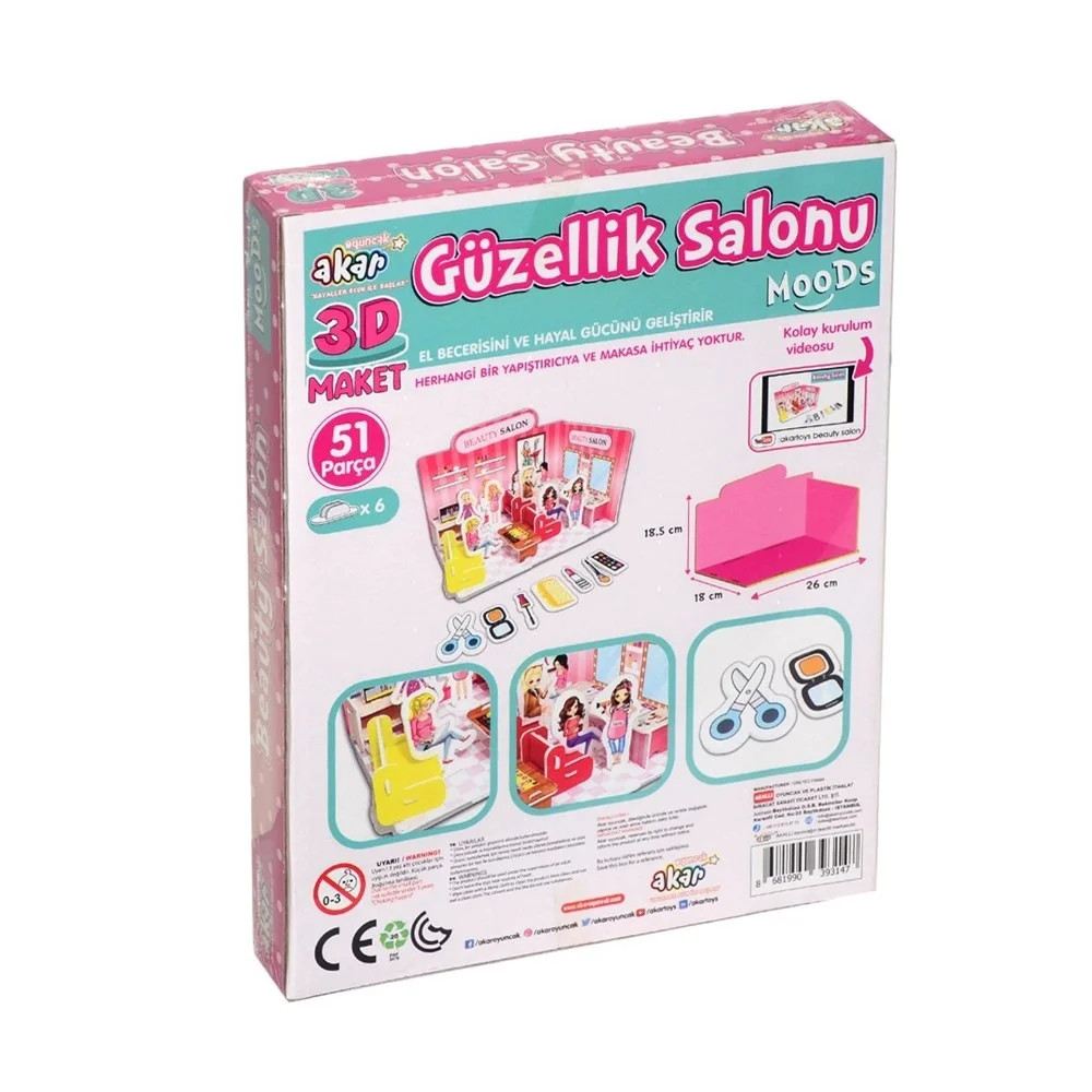 Beauty salon model 3d Puzzle