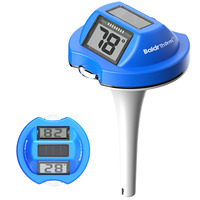 BALDR Digital Solar Pool Thermometer Floating Easy Read Digital Thermometer For Swimming Spa Pool IPX7 Fish Tank Thermo