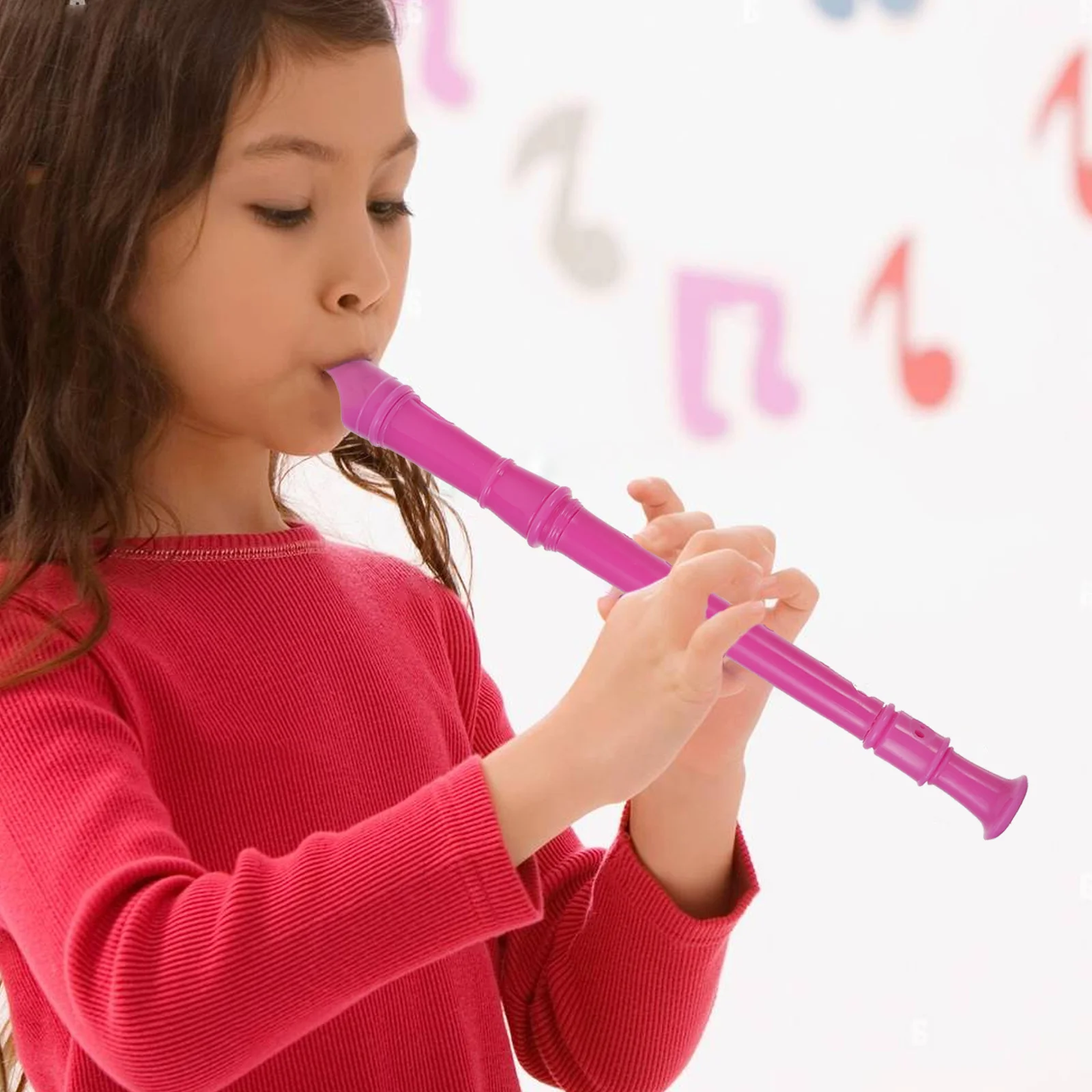 

1 Set Hole Soprano Recorder Flute For Beginners Teens Clarinet Instrument Adult High-Pitched Wind Instrument Practice Tool