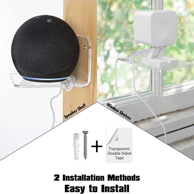 3Pcs Camera Storage Rack Monitoring Head Support Household Universal Wall Hanger Living Room Racks Home Storage Holders