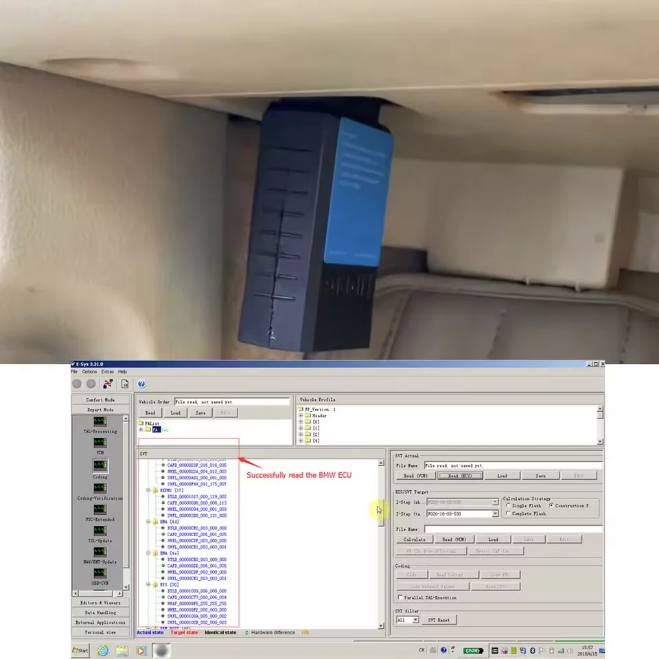 محول واي فاي ENET لأداة تشخيص السيارة من سلسلة BMW F/G/I لقارئ رمز BimmerCode Bootmod3 BimmerLink xDelete MHD XHP Obd2 #4