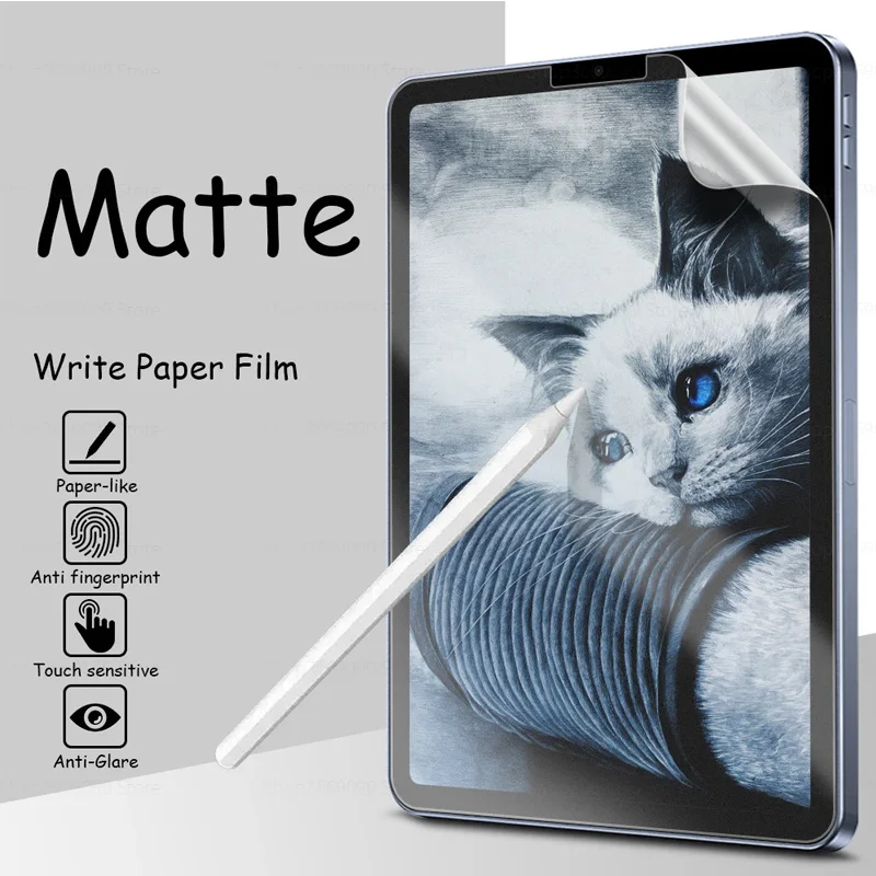 

Matte PET Painting Write Computer Screen Protector For Honor Pad X8 Pro 11.5 10.1" Honar Pad X9 X 8 Lite 9.7" Writing Paper Film