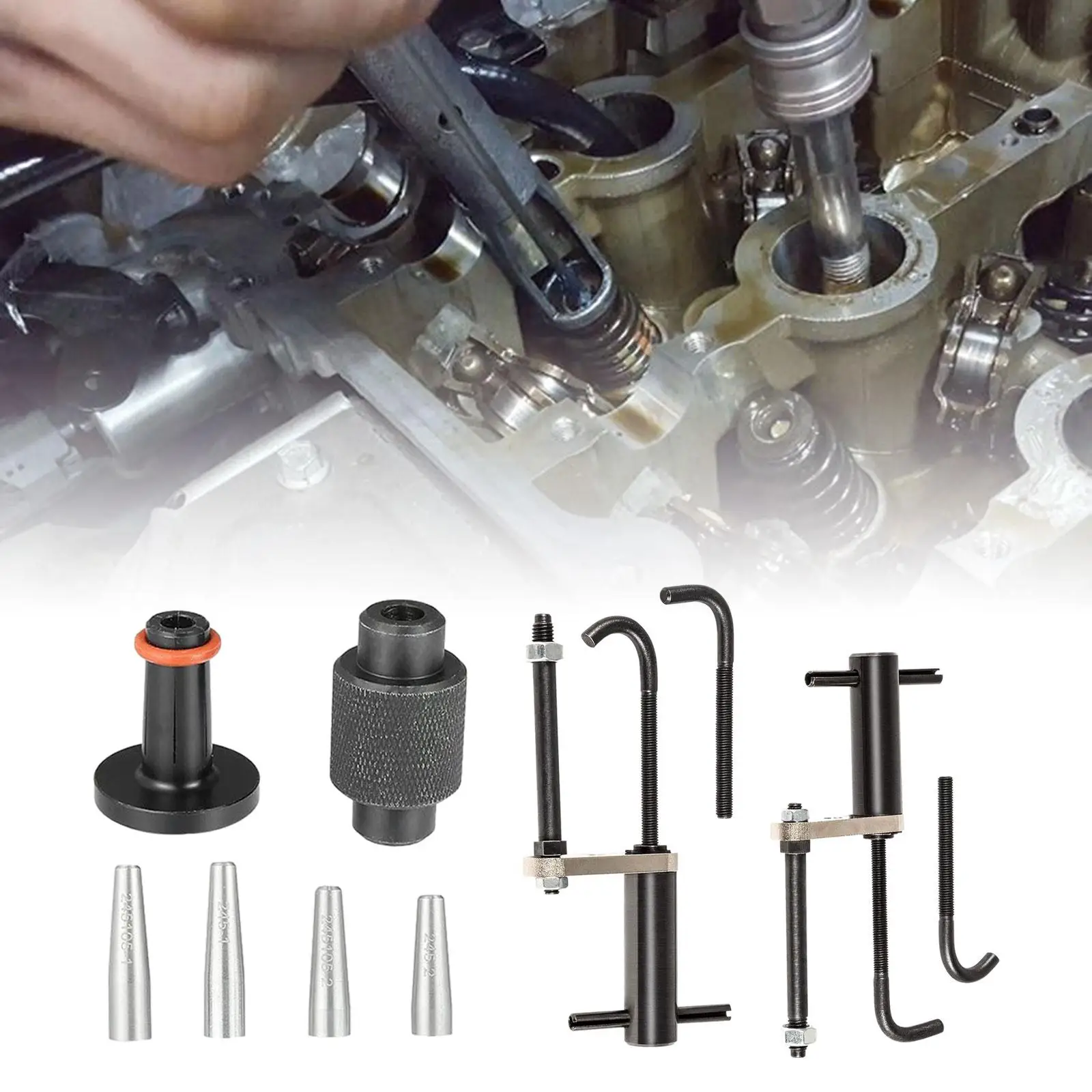 

GM245 Fuel Injector Seals Tools Easy to Install Repair Parts Spare Parts Professional Rail Assembly Remover Engines Replacement