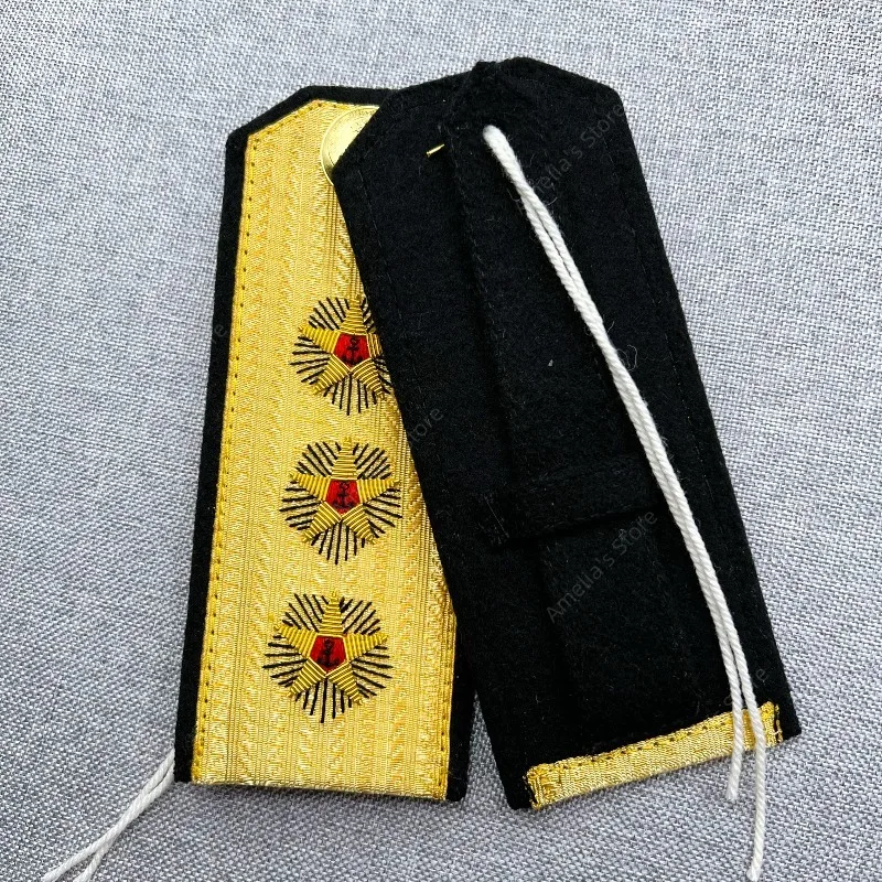Epauletas tipo 55 de la Marina armada de la liberación del pueblo chino, hombrera con bandera General para oficiales, nudo de tablero con marca de hombro