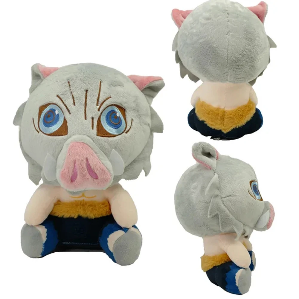 Muñeco de peluche Demon Slayer de 20cm, Tanjirou Nezuko Zenitsu, película de Anime, juguete de peluche Kimetsu No Yaiba, figura de peluche, regalo para niños