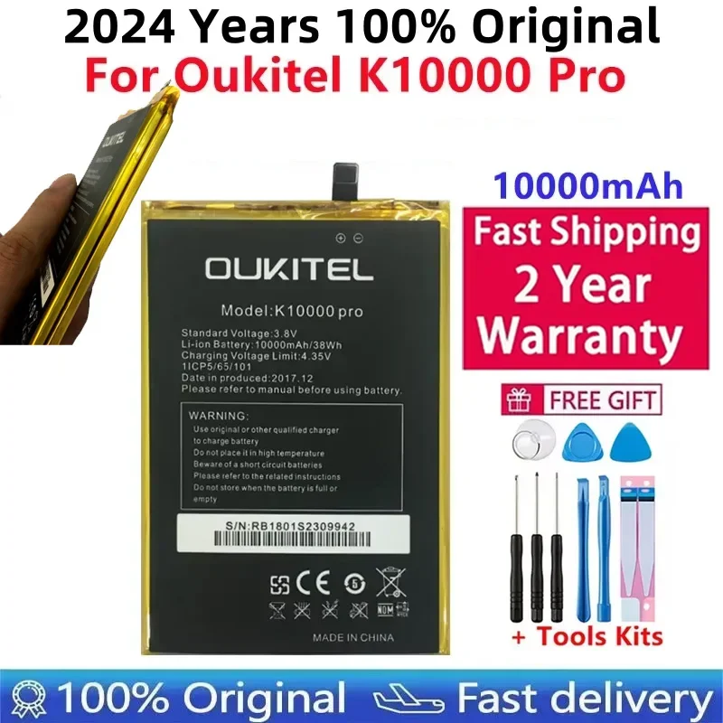 

Oukitel K10000 Pro Double Battery Original Large Capacity Real 10000mAh Battery Replacement For Oukitel K10000 Pro Mobile Phone