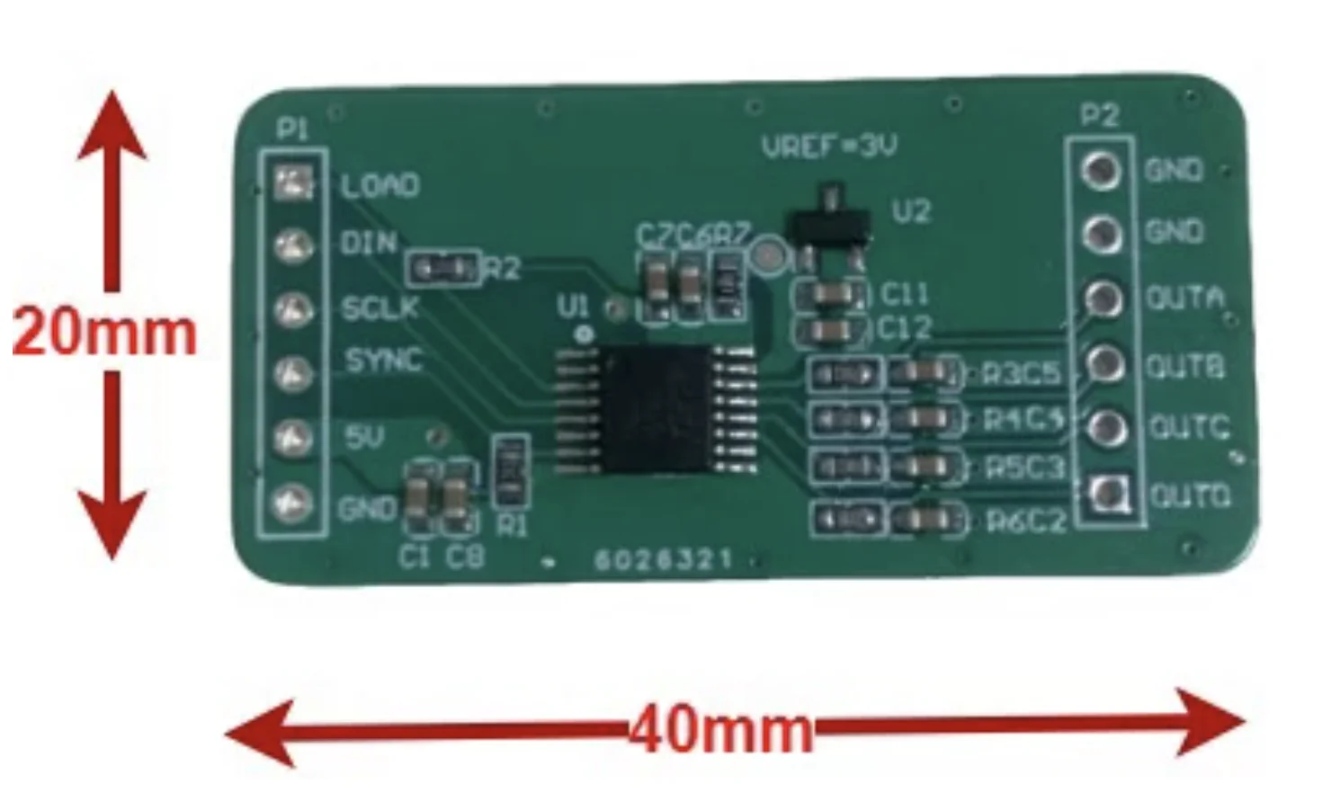 3PEAK TPC116S4-TR Digital-Analog Converter 16-bit Digital-Analog Conversion Module with SPI Interface for 4 Outputs