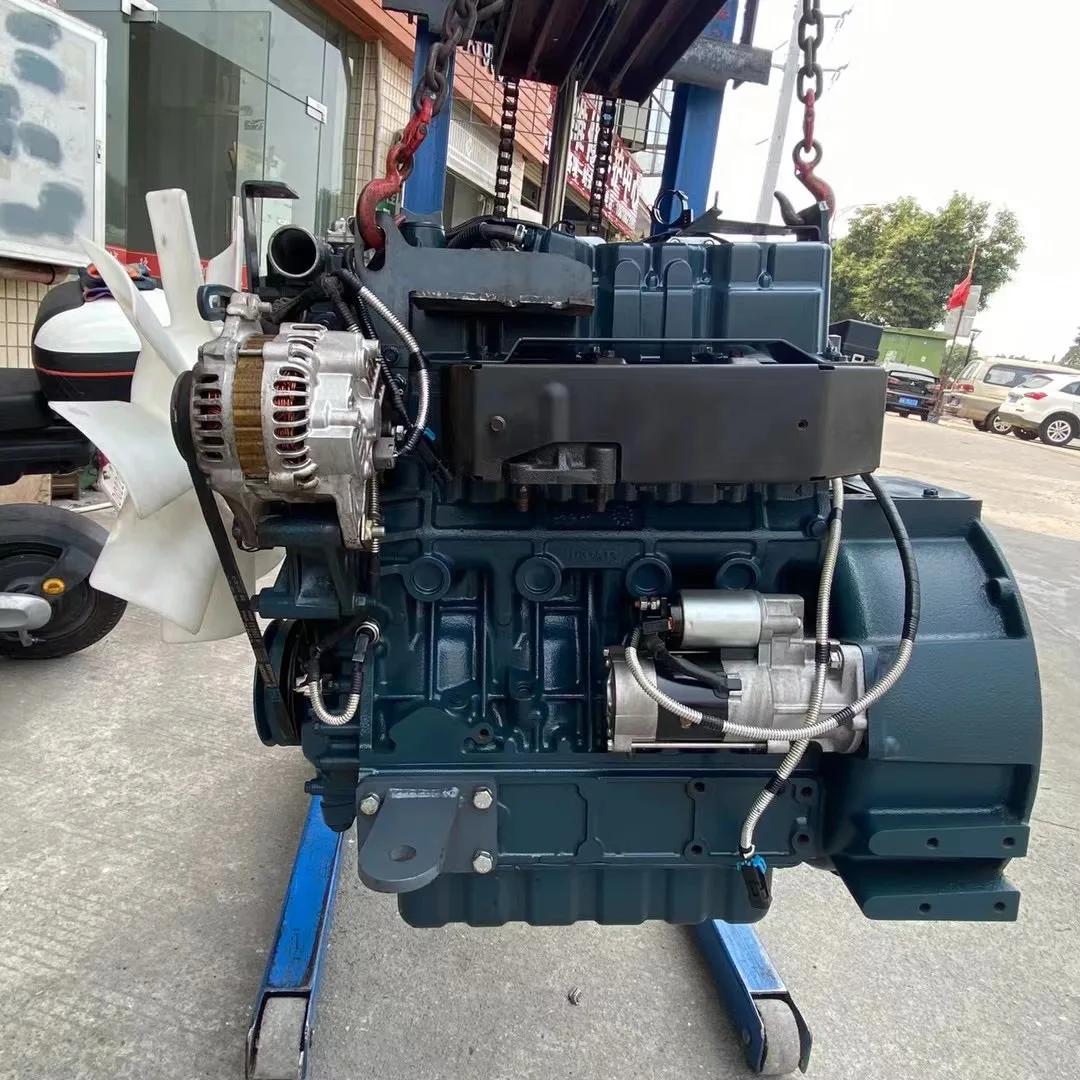 Off-Road Large SI Generator Set Electric Start Water-Cooled Engine For Kubota WG3800 L-EW Natural Gas Engine Assembly