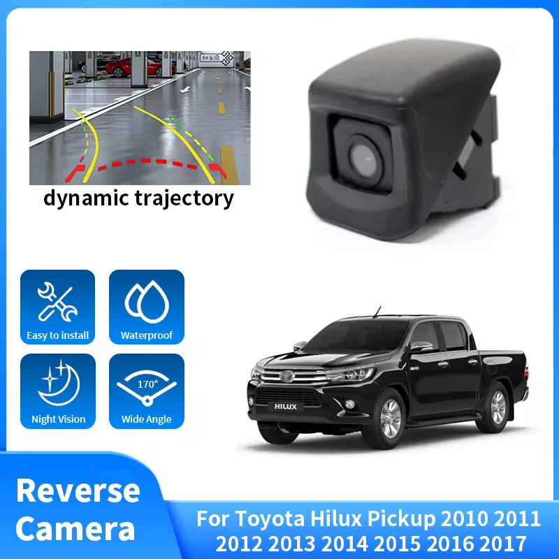 

CCD NTSC Rear View Reverse Camera For Toyota Hilux Pickup 2010 2011 2012 2013 2014 2015 2016 2017 Dynamic Trajectory