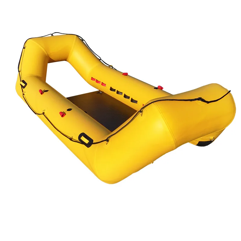 Factory emergency flood control snow boat thickened ice rescue gantry inflatable boat