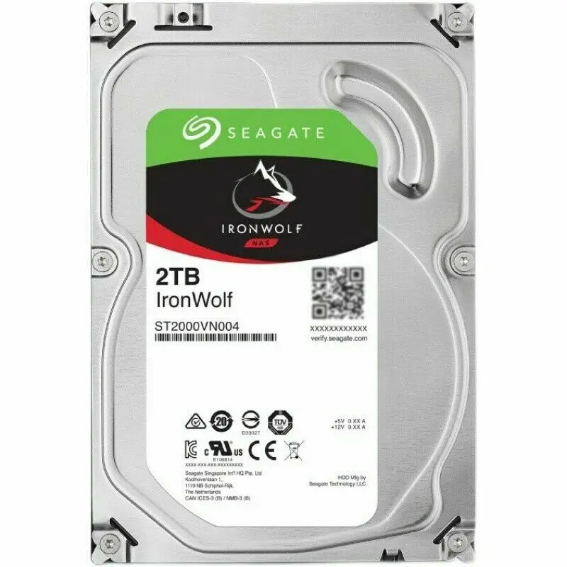 NEW For Seagate IronWolf ST2000VN004 2TB NAS Internal Hard Drive HDD 3.5 In SATA T2000VN004