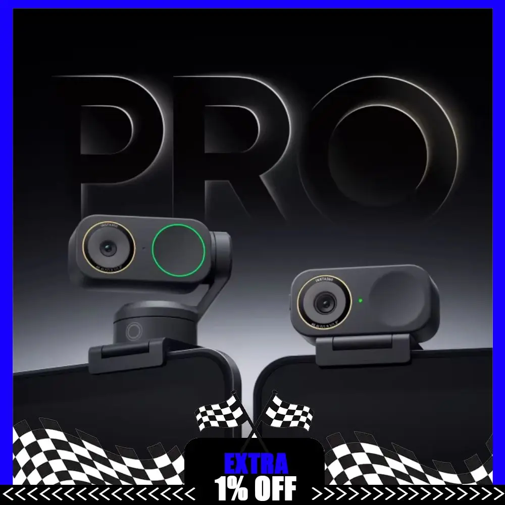 

Insta360 Link 2 Pro/Link 2C Pro Standard AI 4K веб-камера для прямой трансляции с отслеживанием объектов, автоматическим фреймингом, естественным боке и HDR-управлением