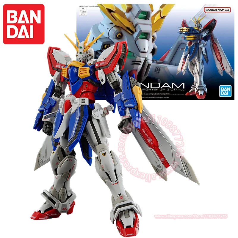 

BANDAI RG 1/144 GOD GUNDAM детская игрушка периферийная модель модные фигурки подвижная кукла сборная модель украшения украшения