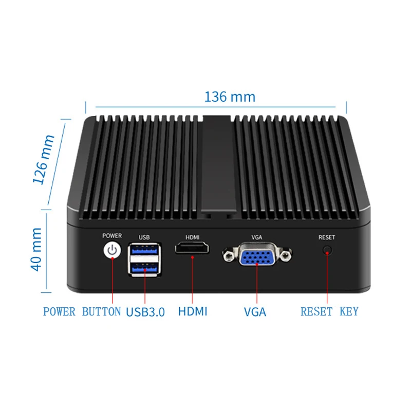 N5105 Gigabit 2.5g Network Port Fanless Nas Small Host Lede Mini Soft Router