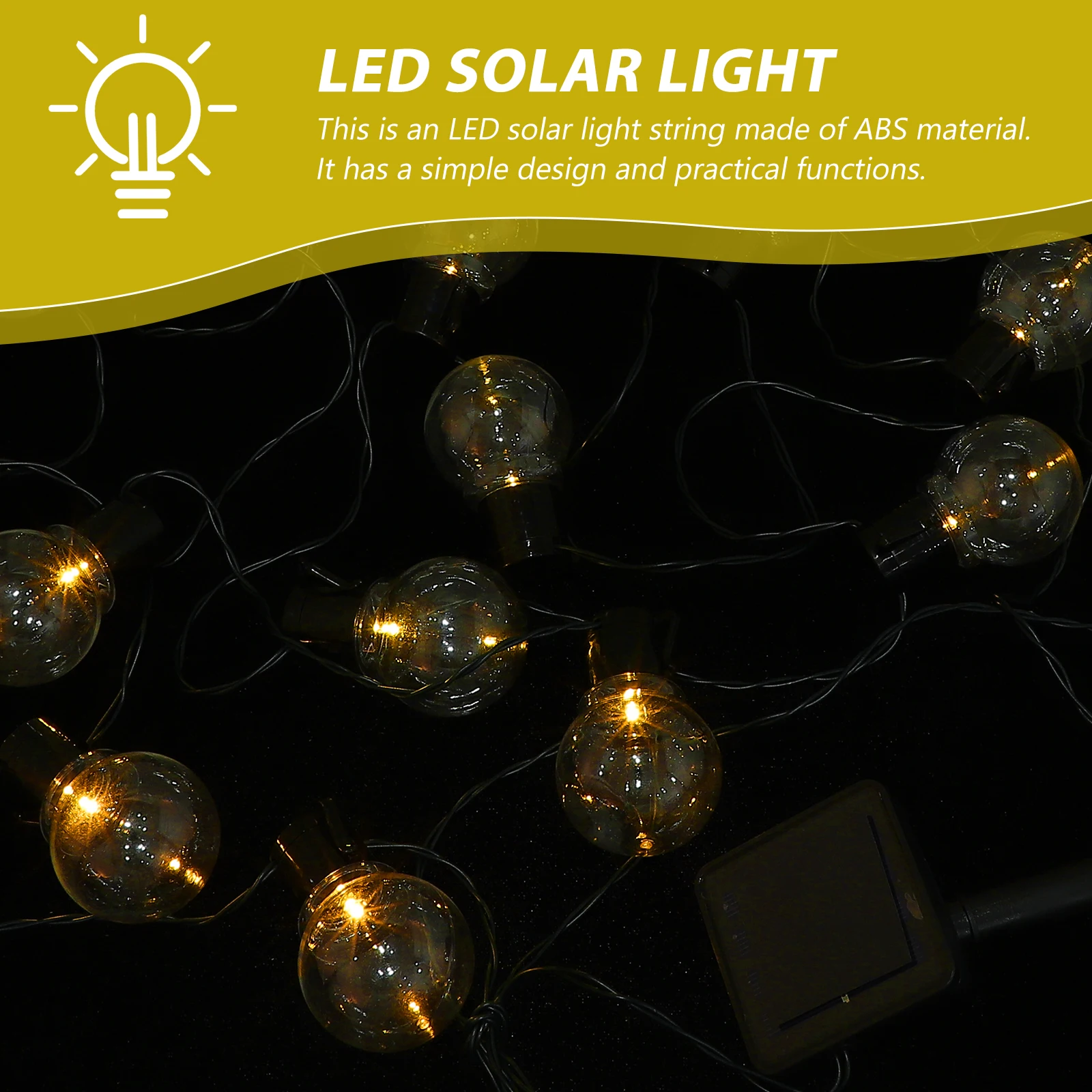 Solar String Lights 100LEDs Waterproof Outdoor Decor LED Garden Lamp Scene Light Festive Lighting Yard Adornment Energy