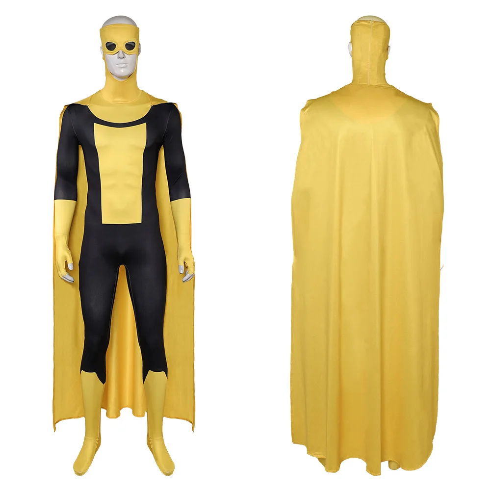 Anime Invincibile Cos The Immortal Mark Grayson Costume Cosplay Jumpusuit Abiti Gioco di ruolo Vestito di carnevale di Halloween per uomini adulti