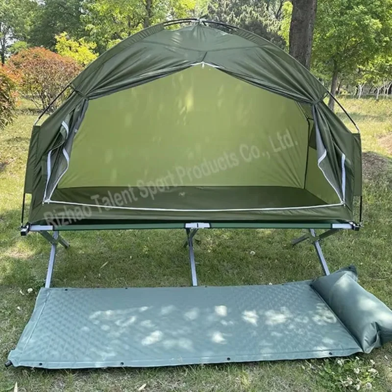 

New Style Fishing Tent Outdoor Off Ground With Camping Cot Off Ground Tent Sun Rain Protection with Mattress