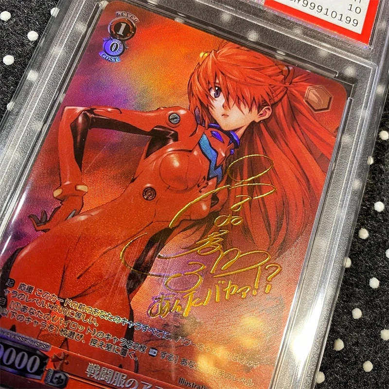 Weiss Schwarz Asuka Langley Soryu Mai Shiranui DIY hausgemachte Loli Bronzing Spiel Spielzeug Sammlung Karte Weihnachten Geburtstagsgeschenk