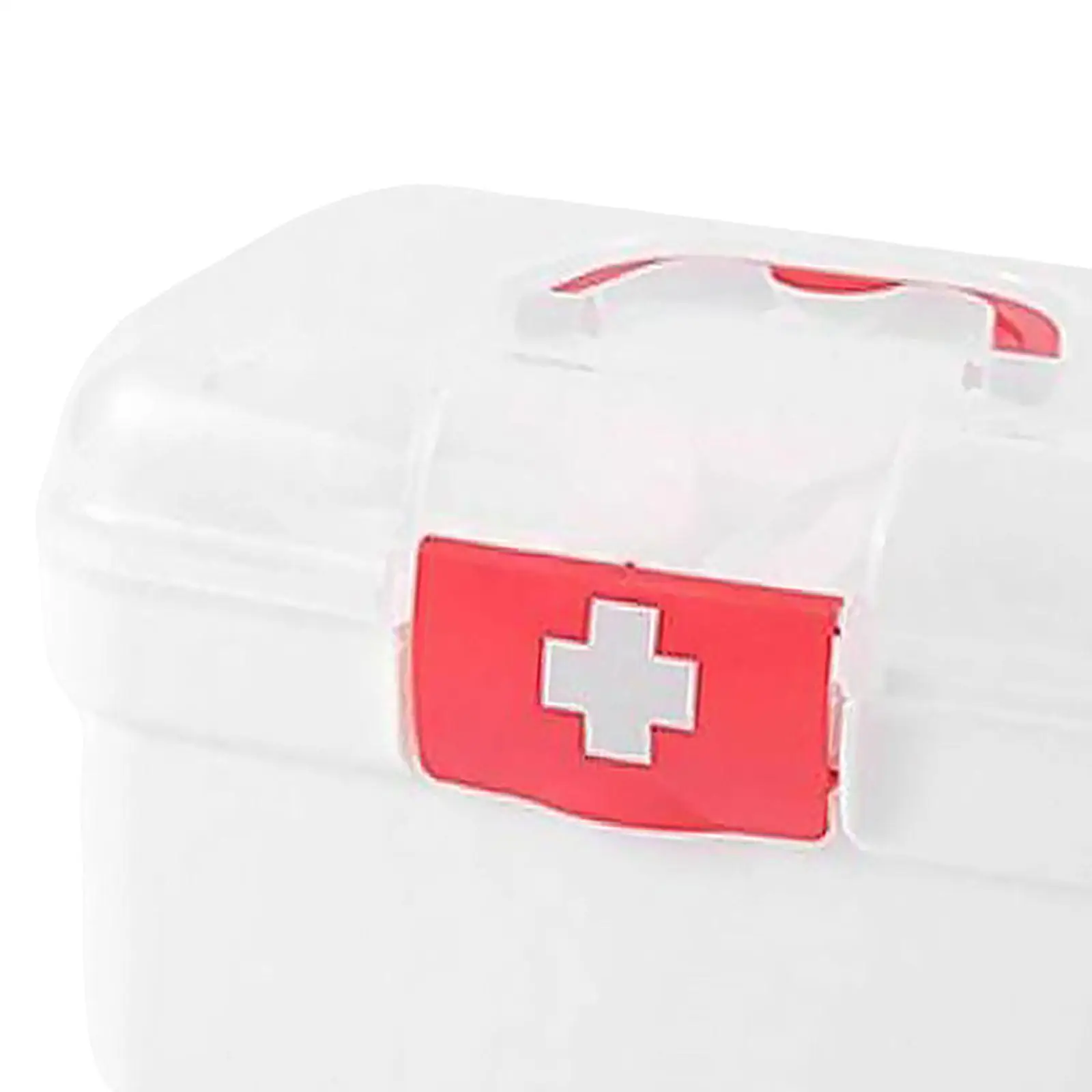 Family First Aid Medical Box Dustproof with Handle First Aid Case Toy Travel