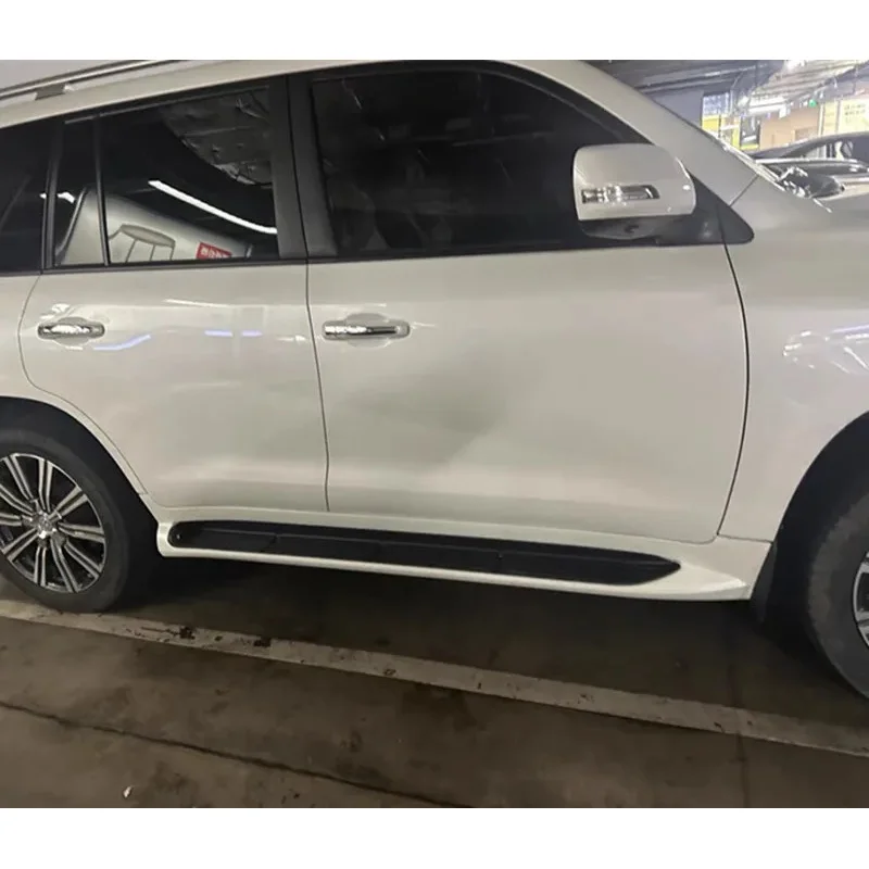2008-2021 لسيارة Land Cruiser LC200 Factory Outlet جودة عالية أبيض أو أسود لوحة الجري مسند القدم حالة جديدة #5