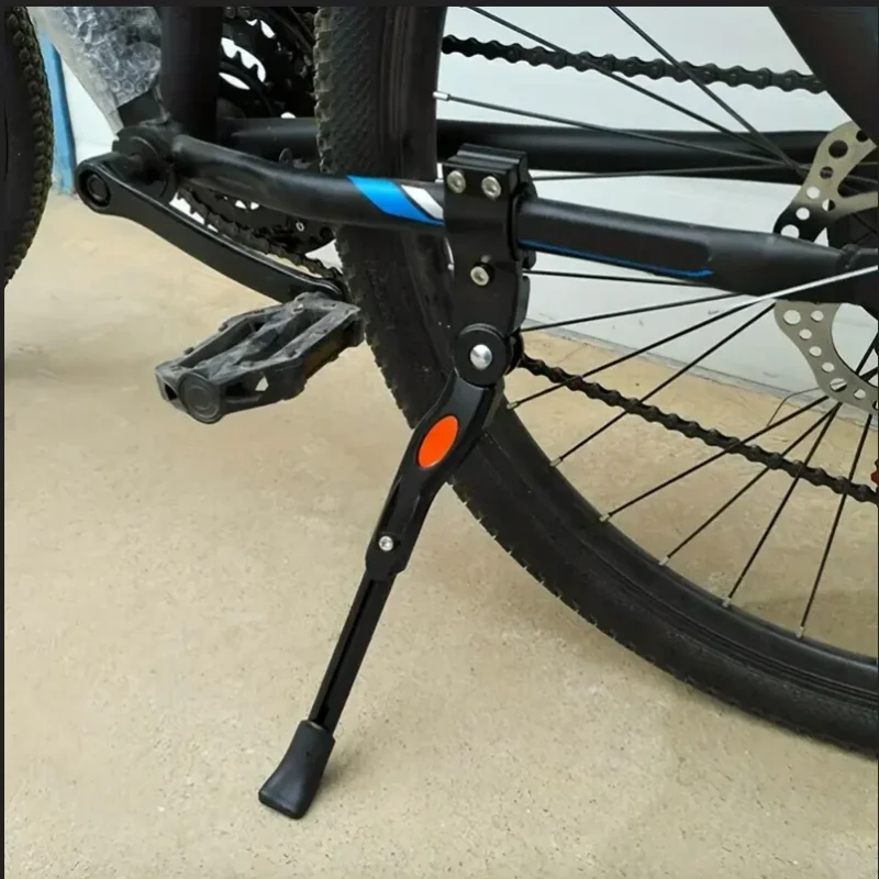 Aluminum Alloy Kickstand, Bicycle Rear Bracket Adjustable Length, MTB 26 Inch Bicycle Side Support