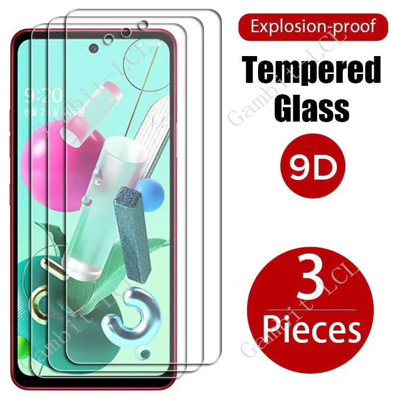 3PCS Tempered Glass For LG Q92 5G 6.67