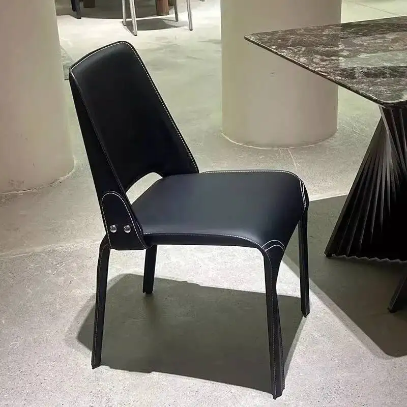 

Leather Dining Room Living Room Nordic Dining Chair Gaming Designer Makeup Computer Desk Chair Outdoor Krzeslo Home Furniture