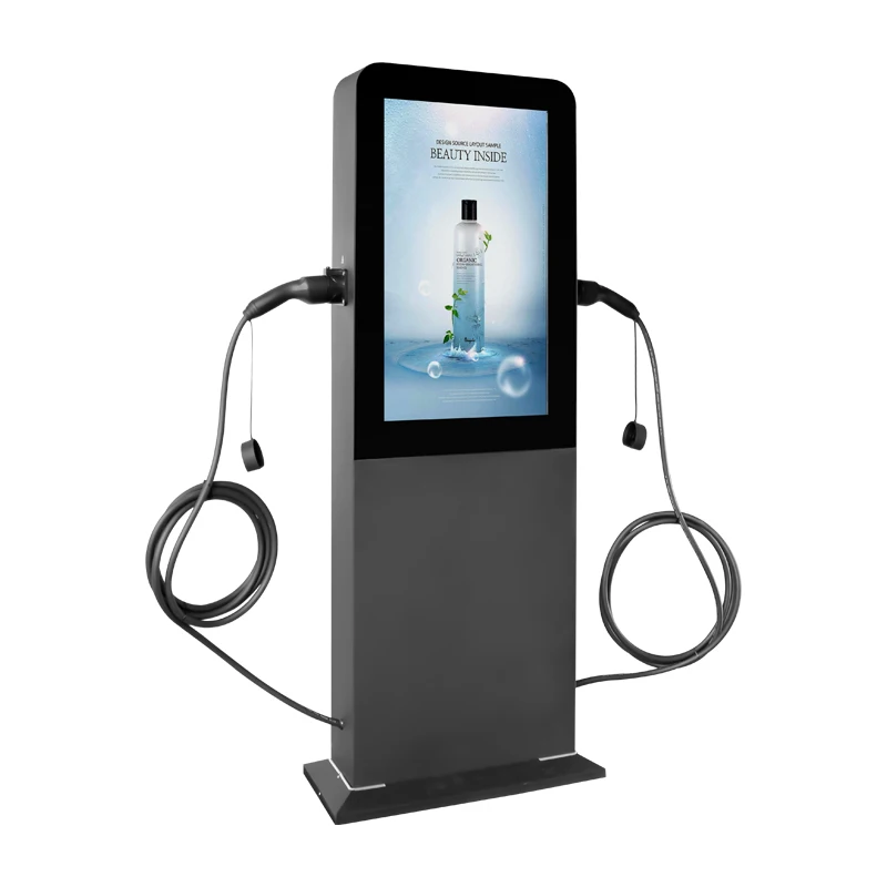 

3-фазное зарядное устройство переменного тока, 14 кВт, 22 кВт, 44 кВт, Dua 32, экран, напольное крепление, зарядная станция электромобиля, 32 А, автомобильная зарядная станция Evse EV