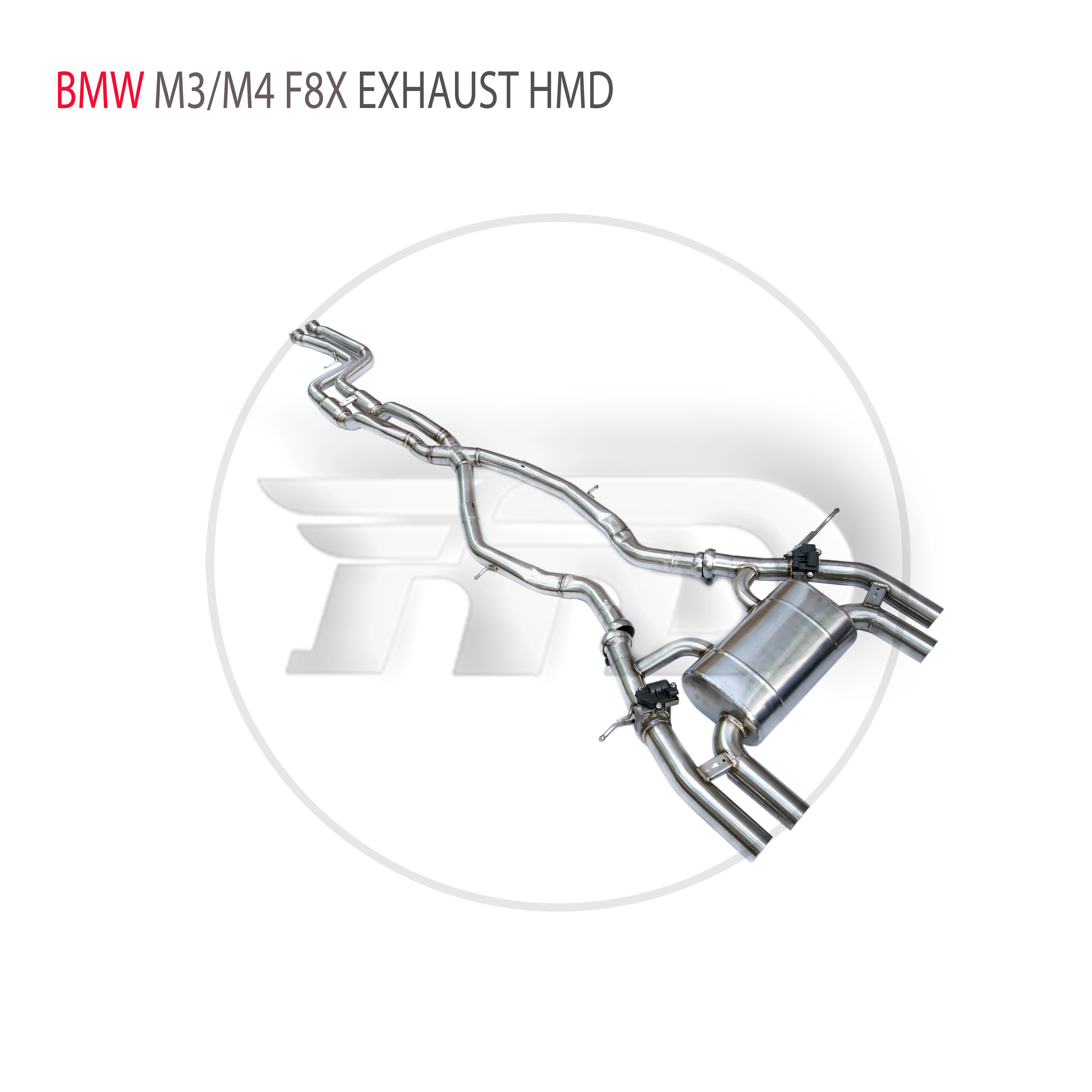 

HMD Stainless Steel Exhaust System Performance Catback for BMW M3 M4 F80 F82 Auto Modification Electronic Valve Muffler