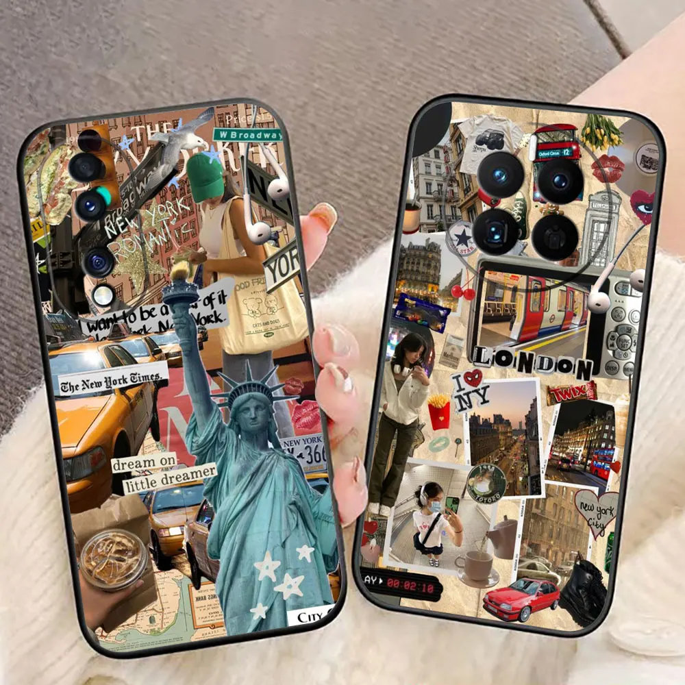 City Beautiful Pictures Phone Case For HUAWEI P30 P20 Y9 Y7 Y7A Y6P NOVA 9 8I 7I 3I 2 2I SE HONOR 90 20 X9A X8 X7 X7A 9X 8X Case