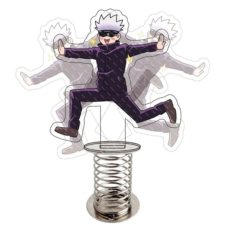 Jujutsu Kaisen Gojo Satoru Anime Cosplay Shake Stand Model double-sided Brand Transparent Acrylic Desk Ornament