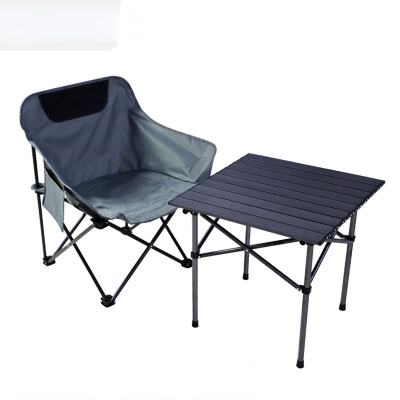 New Portable Ultralight Moon Chair Outdoor Folding Chair Camping Fishing Art